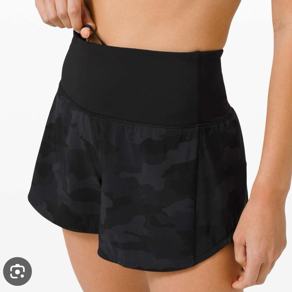 Lululemon camo speed up short